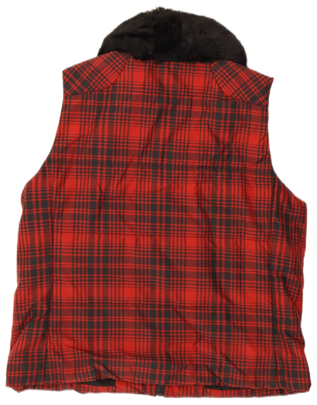 RALPH LAUREN Ženska jakna UK 18 XL Crveni karirani poliester