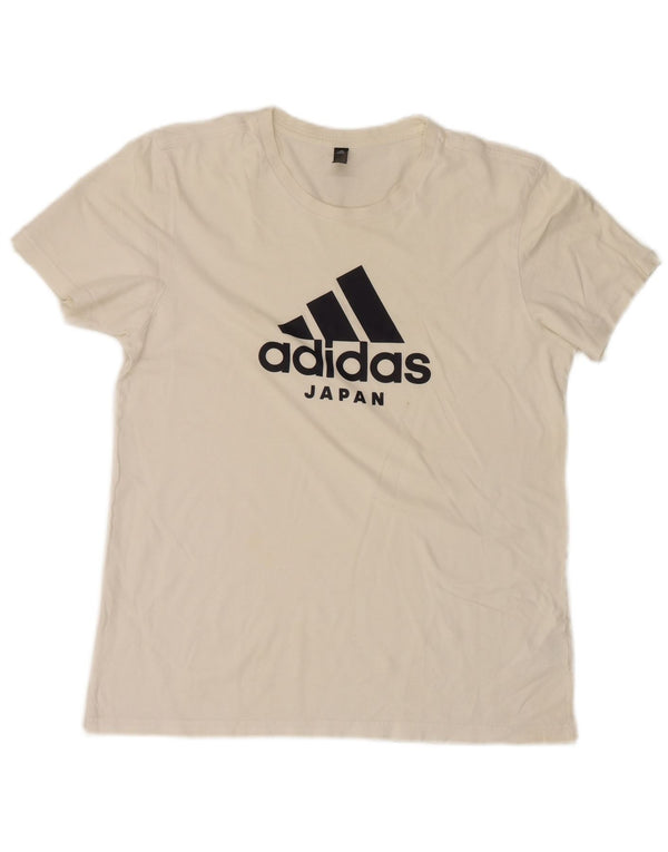 Adidas muška grafička majica srednje bijele boje