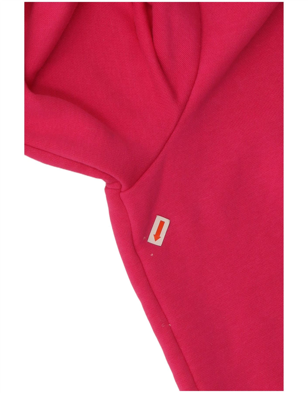 ADIDAS ženski džemper s kapuljačom s patentnim zatvaračem UK 16/18 veliki ružičasti pamuk