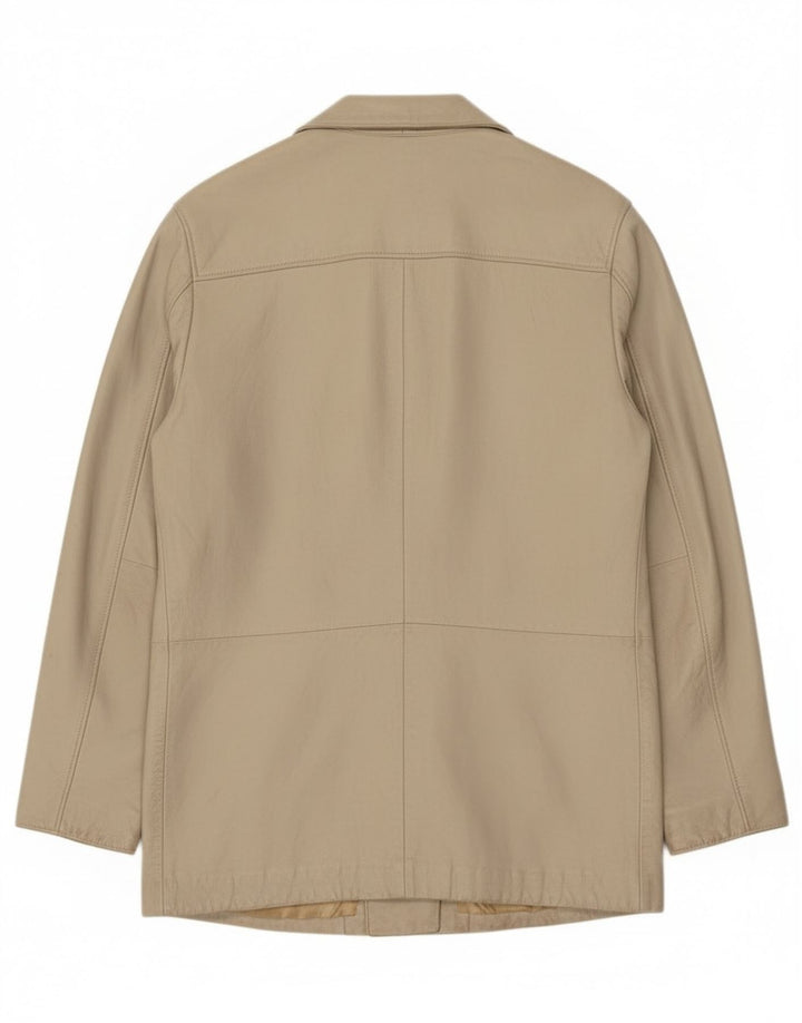 Marcos ženska kožna jakna sa 2 gumba IT 44 srednje bež kožna