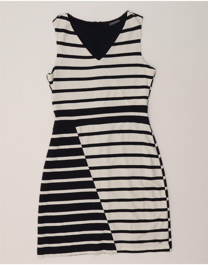 TOMMY HILFIGER Ženska plašt haljina bez rukava UK 14 Velike bijele pruge