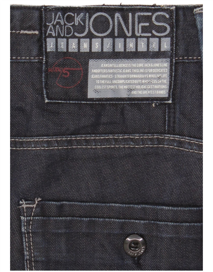 Jack & Jones muške Cargo ravne traperice W32 L33 tamnoplave