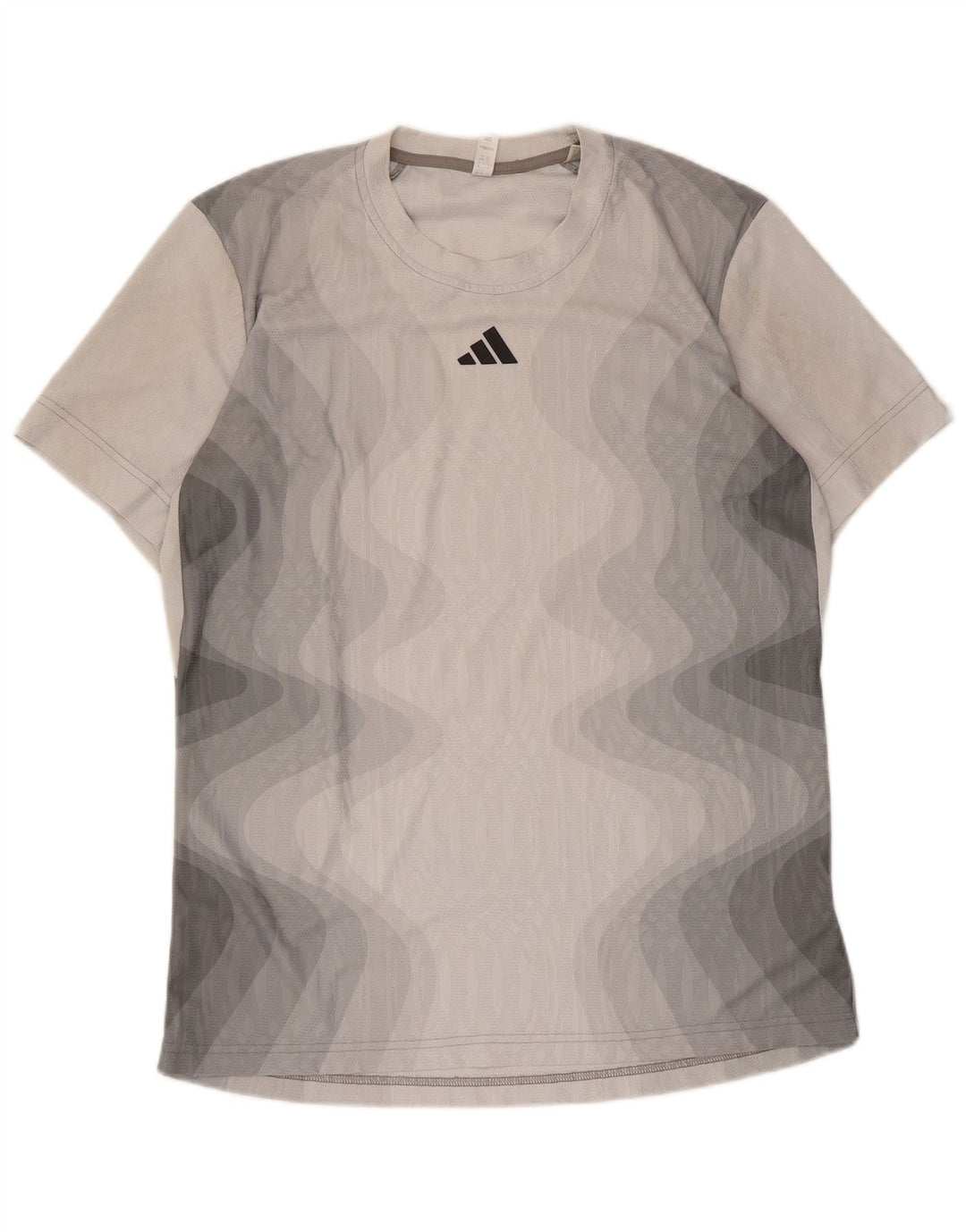 Adidas muška majica kratkih rukava velika siva boja na kravatu od poliestera