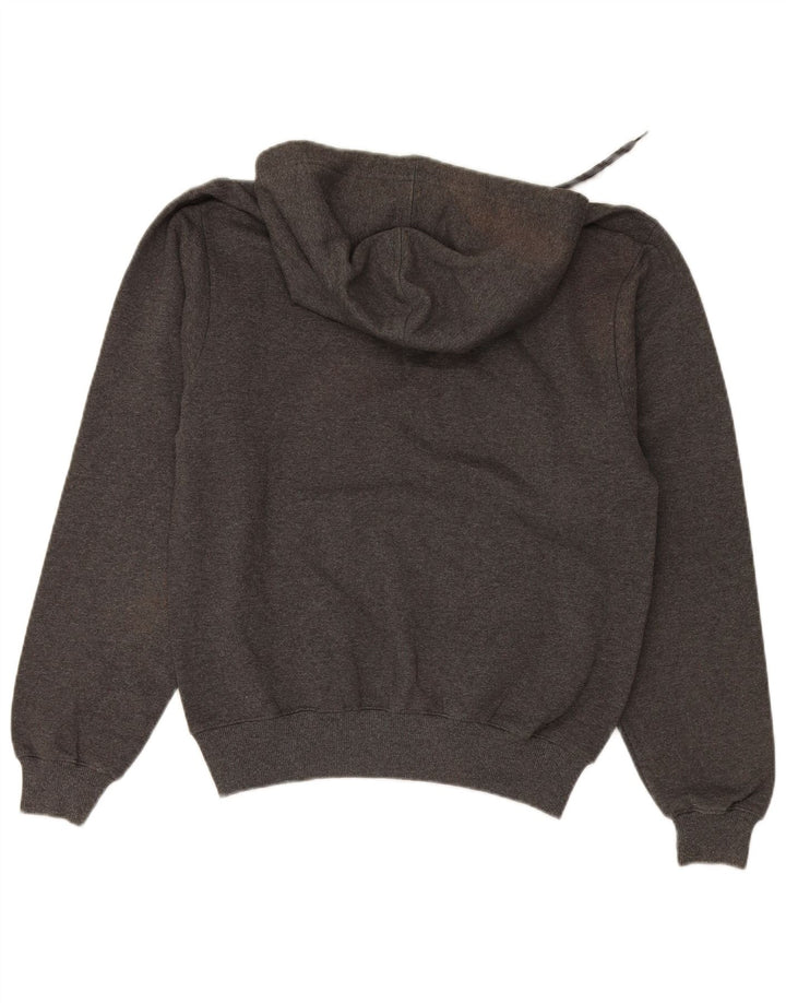CHAMPION Mens Hoodie Jumper Small Grey Cotton