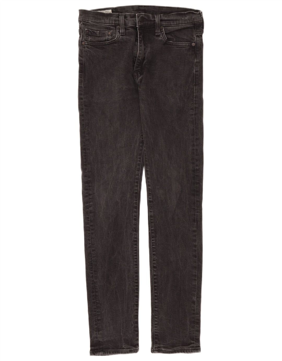 LEVI'S Muške uske traperice W32 L34 Sivi pamuk