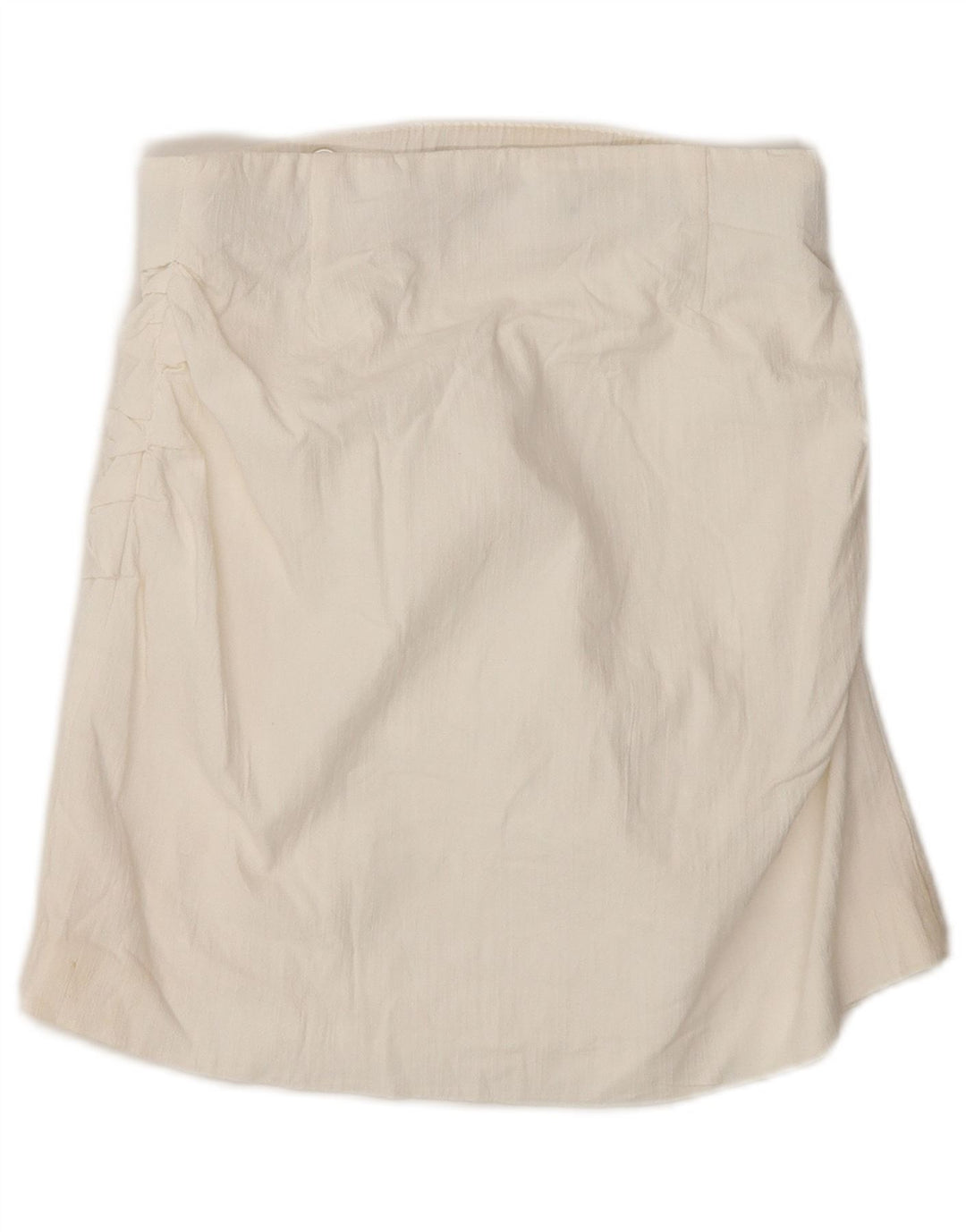Zara ženska mini suknja na preklop mala W26 bijela