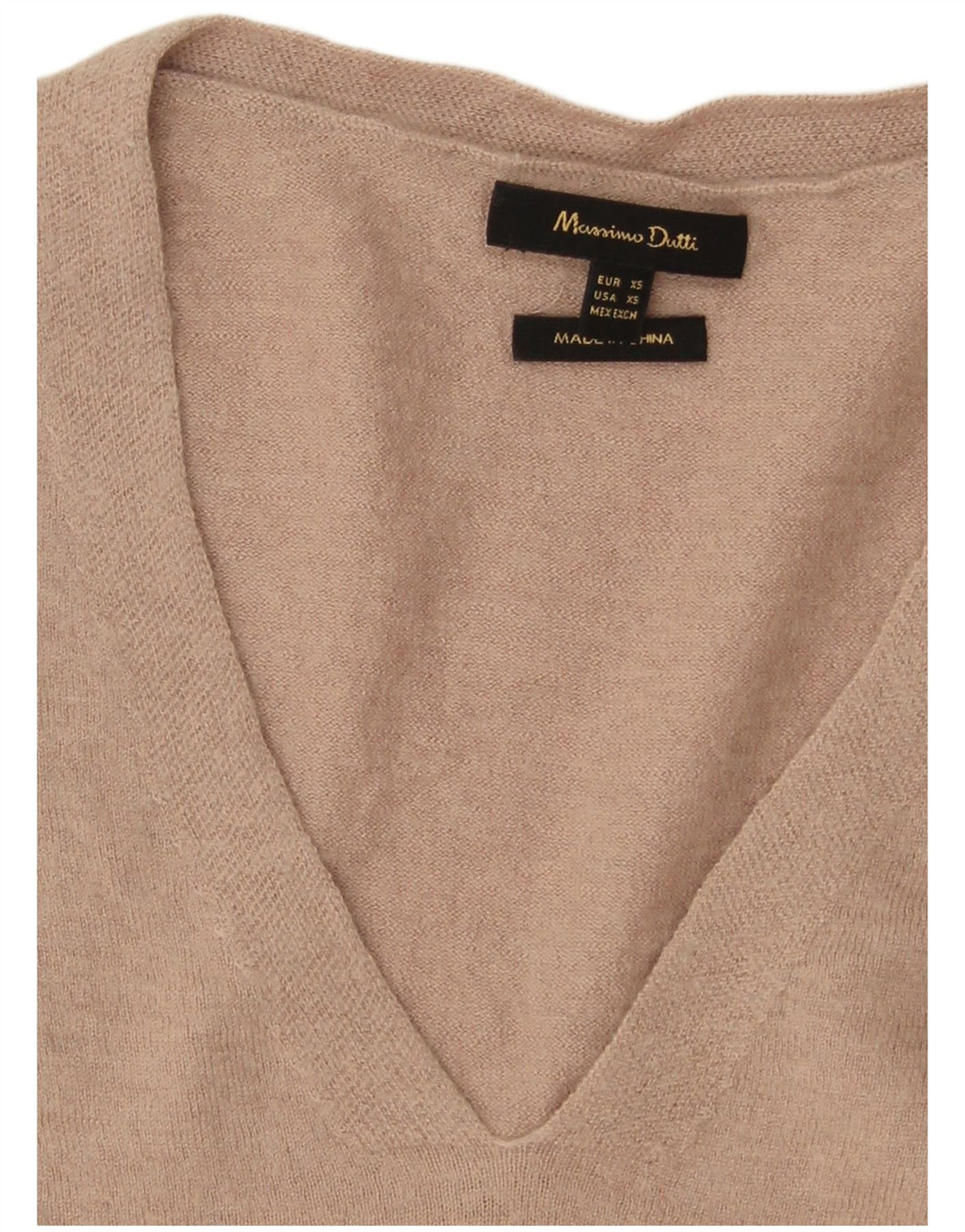 Massimo Dutti ženski pulover s velikim v-izrezom UK 6 XS siva