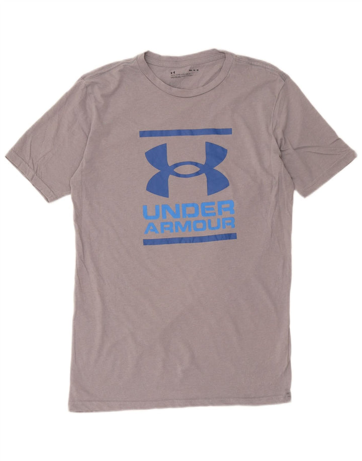 Under Armour muška grafička majica kratkih rukava Srednje sivi pamuk