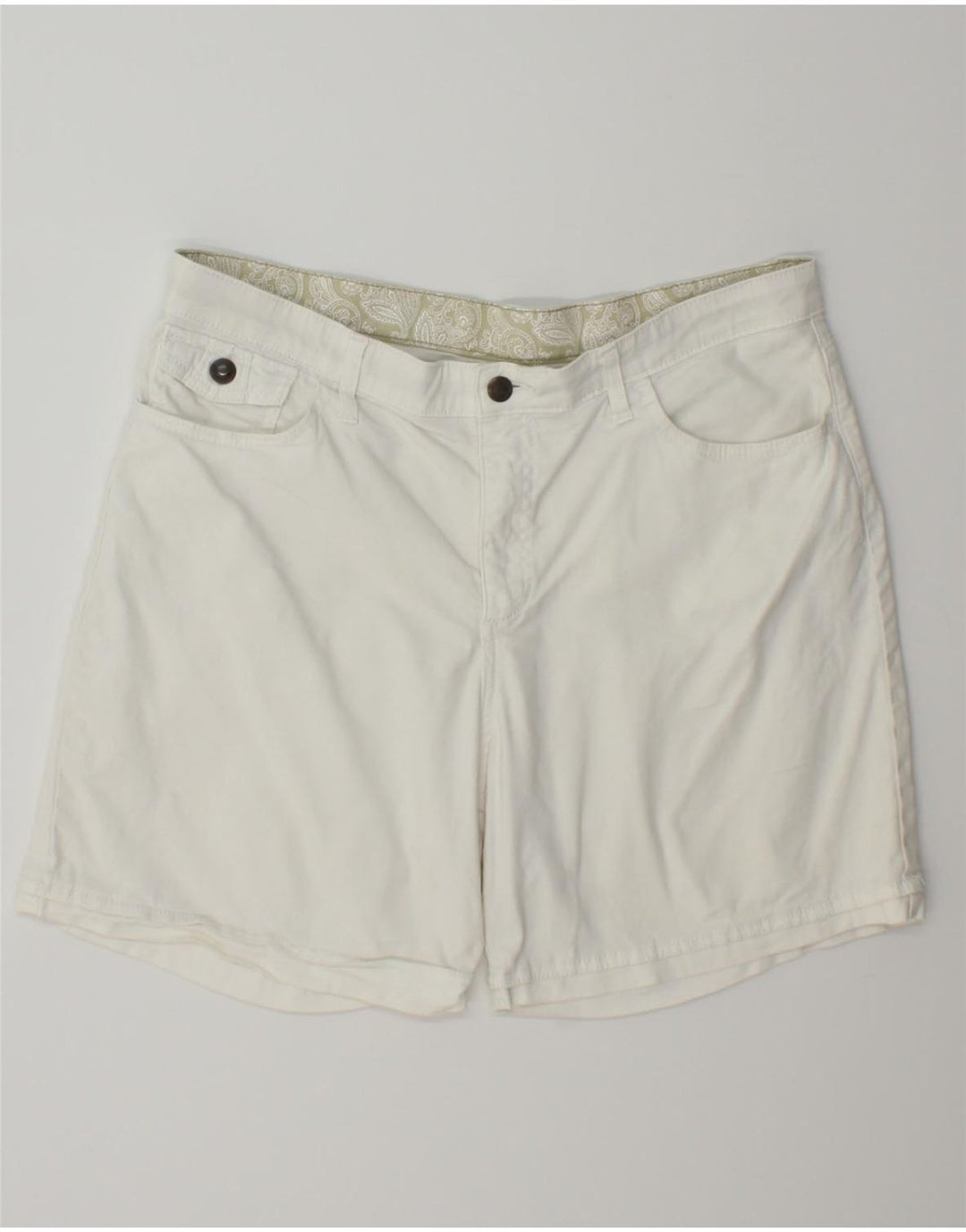 LEE Womens Casual Shorts W34 Large  White Vintage Lee and Second-Hand Lee from Messina Hembry 