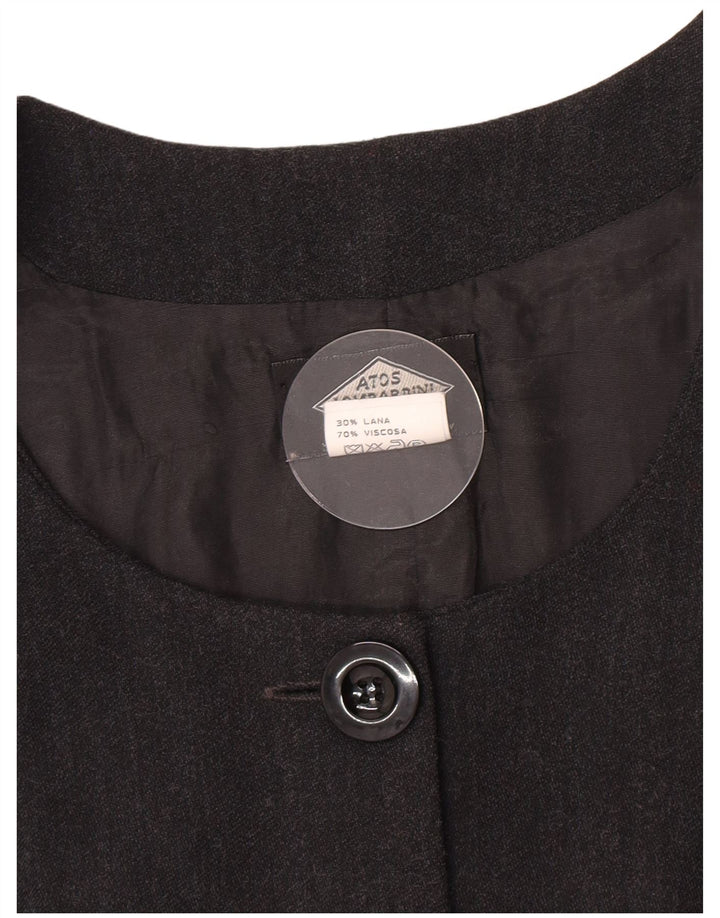 Atos Lombardini Ženska jakna bez rukava s 5 gumba IT 46 Velika siva