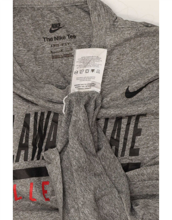 Ženska majica dugih rukava Nike Graphic UK 12 Medium Grey Flecked Poliester