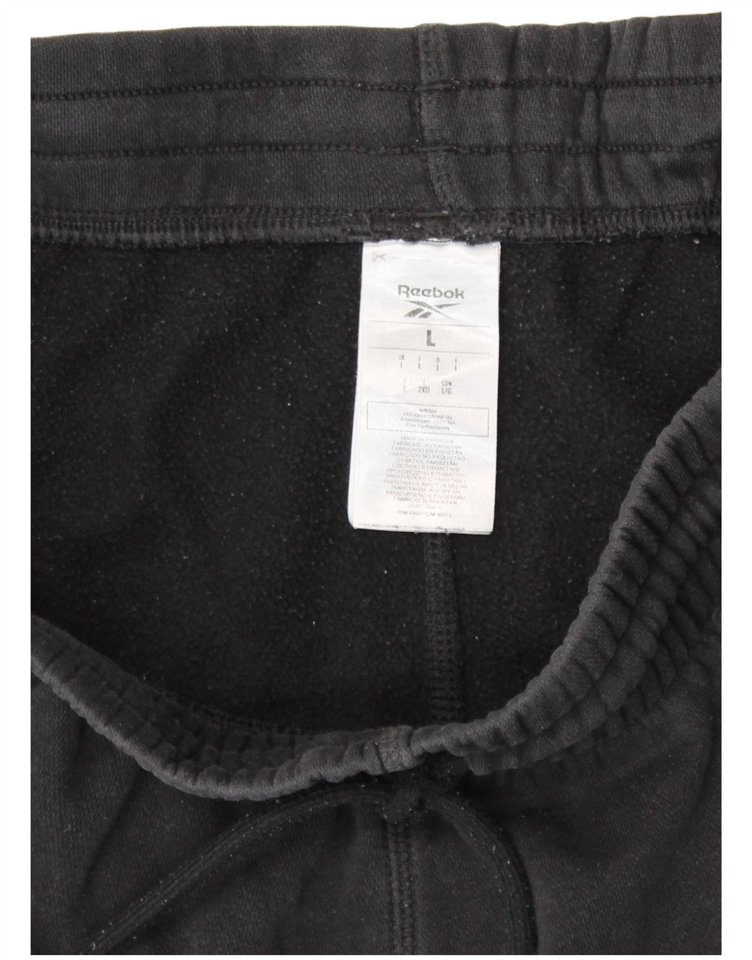 REEBOK Muške sportske kratke hlače velike crne pamučne boje