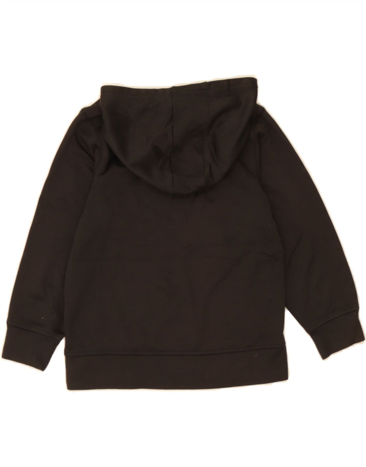 ADIDAS Boys Graphic Hoodie Jumper 5-6 Years Black Polyester Vintage Adidas and Second-Hand Adidas from Messina Hembry 