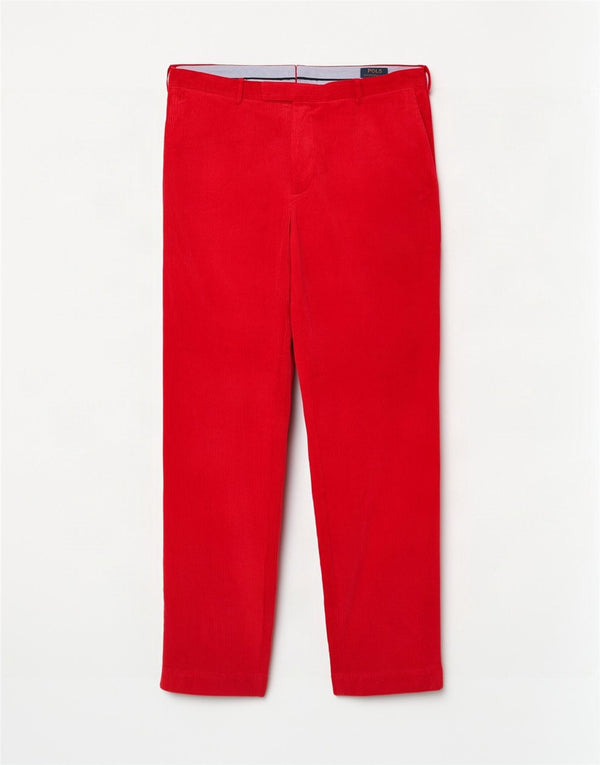 Polo Ralph Lauren muške uske hlače od samta W38 L32 Crveni pamuk