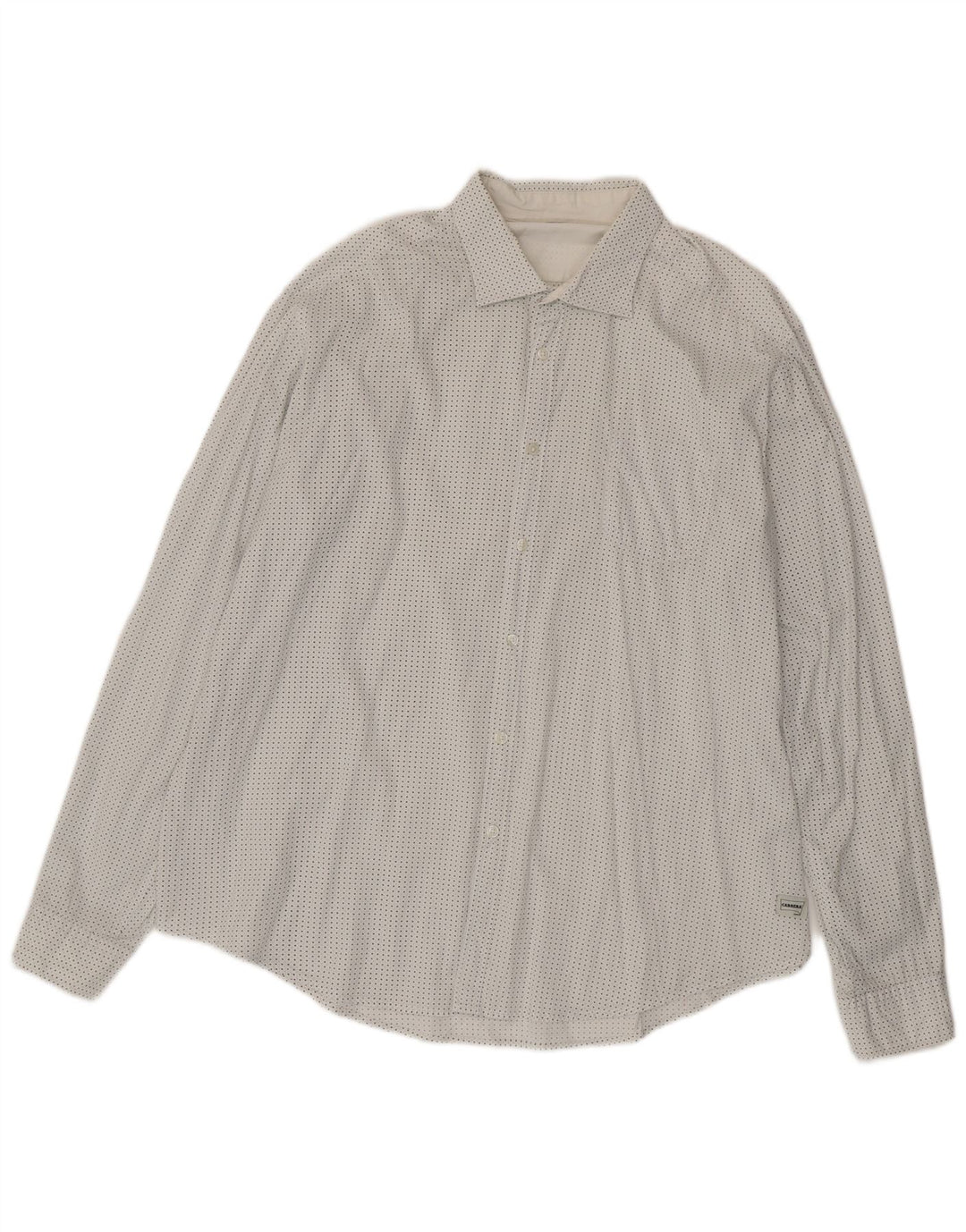 CARRERA Muška košulja 2XL bijela na točkice