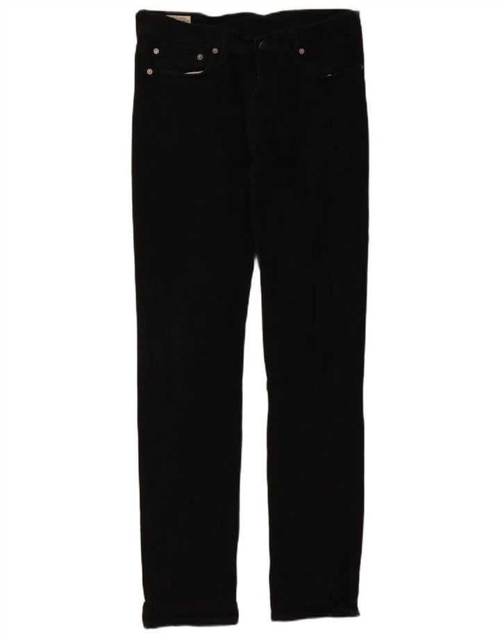 Levi's muške uske traperice W32 L34 crni pamuk