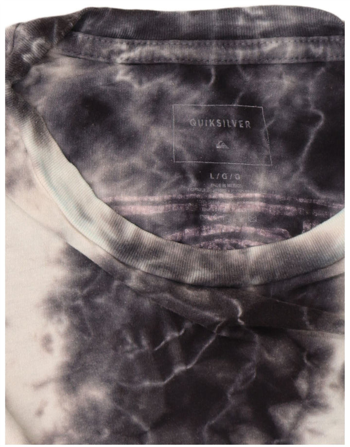 Quiksilver ženska majica kratkih rukava s grafičkim motivima UK 16 velika tamnoplava kravata