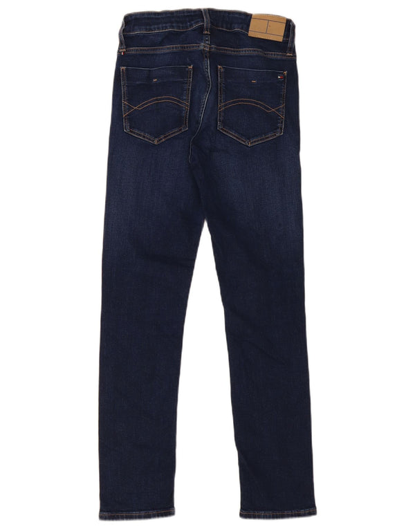 Tommy Hilfiger uske traperice za djevojčice 11-12 godina W26 L27 tamnoplavi pamuk