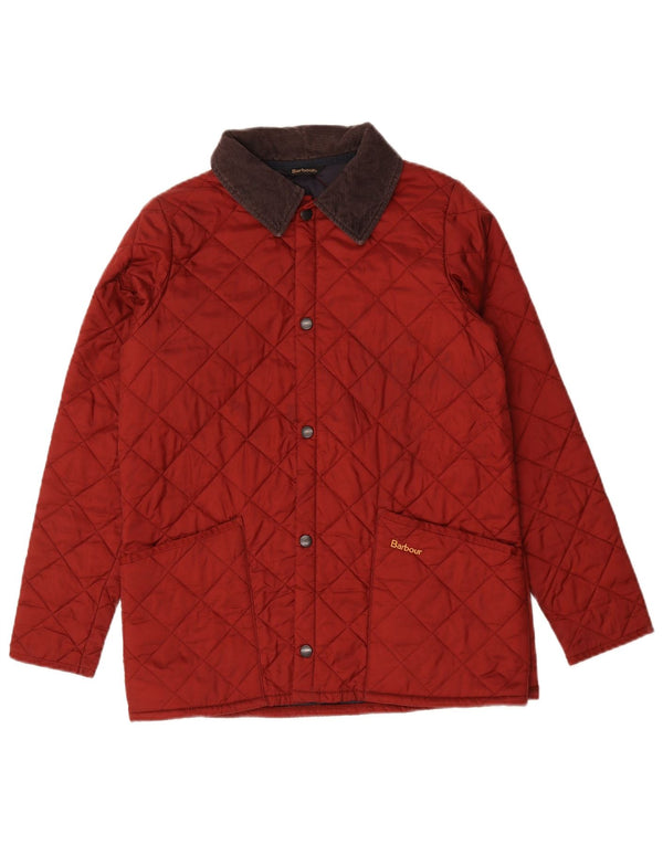 Prošivena jakna Barbour Boys 12-13 Years XL Bordo