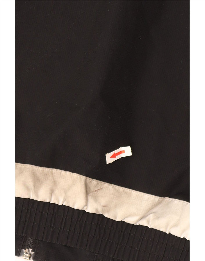 ADIDAS muška kišna jakna s kapuljačom UK 38 srednje crna poliester u boji