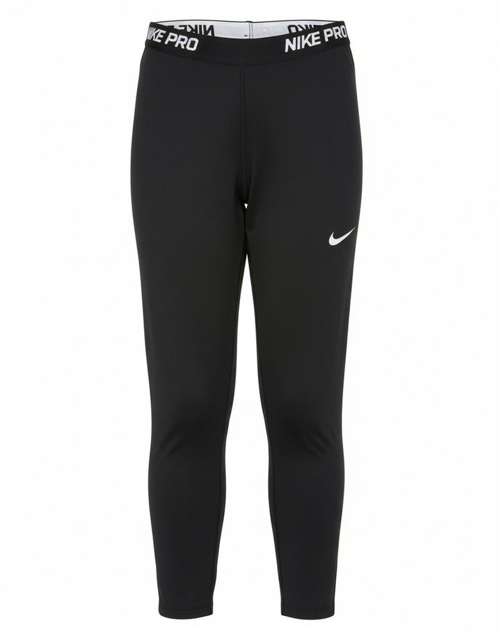 Nike Ženske Dri Fit Graphic Leggings UK 14 srednje crne