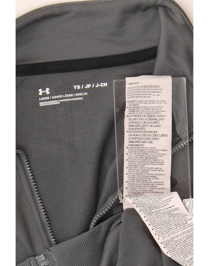 Under Armour Gornja jakna trenirke za dječake 7-8 godina Mala siva boja
