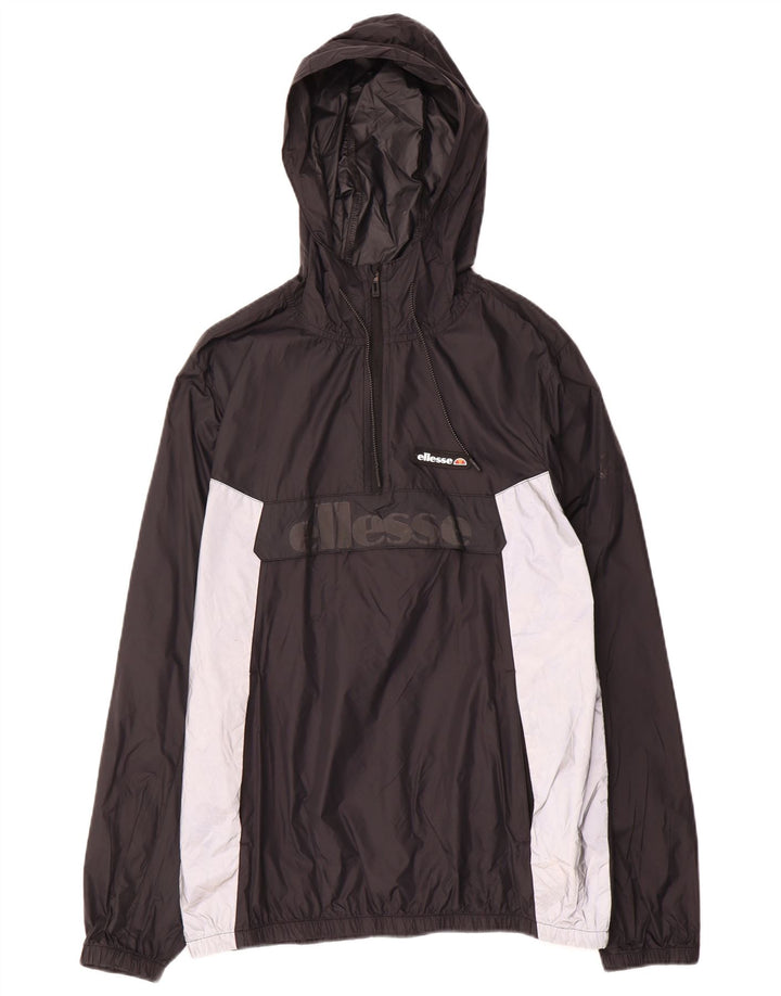 ELLESSE Muška anorak jakna s kapuljačom UK 40 Large Black Colourblock