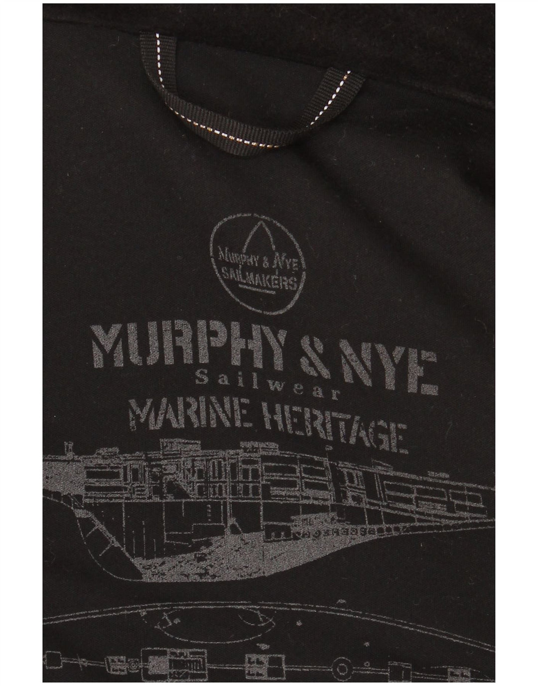 Murphy & Nye ženski preveliki kaput UK 14 srednje crna vuna