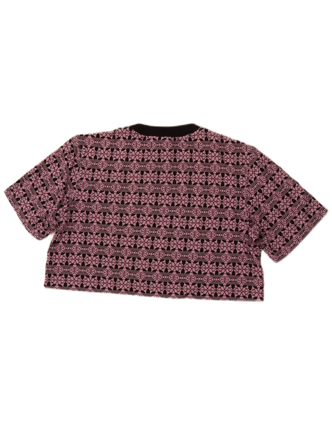 ADIDAS ženska prekomjerna majica kratkih rukava s grafičkim motivima UK 6 XS Ljubičasti pamuk