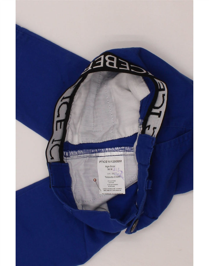 ICEBERG grafičke chino hlače za dječake 2-3 godine W24 L14 plava boja