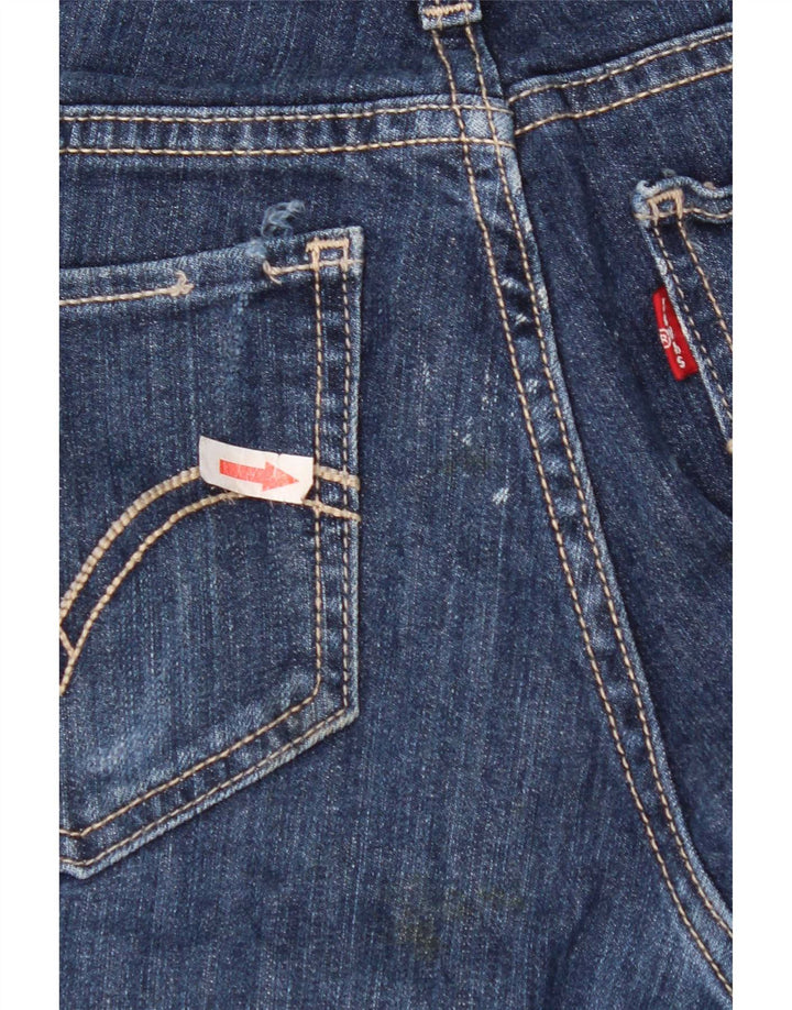 Levi's ženske 524 ravne traperice W29 L32 plavi pamuk