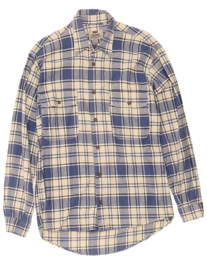 Levi's muška flanelska košulja srednje plave boje