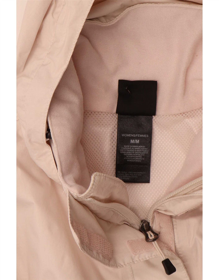 The North Face ženska kišna jakna s kapuljačom UK 14 srednje ružičasti poliester