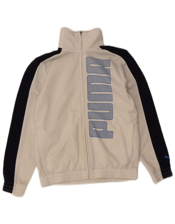 Gornja jakna trenirke Puma Boys Graphic 9-10 Years Black Colourblock