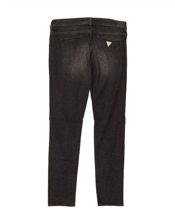 GUESS Womens Foxy Skinny Jeans W30 L30 Black Vintage Guess and Second-Hand Guess from Messina Hembry 