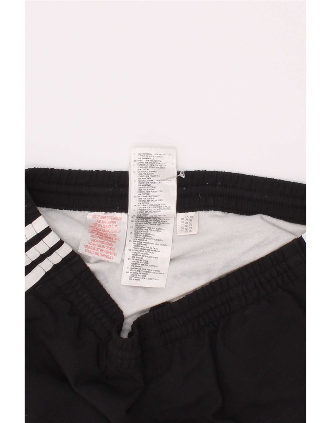 Adidas kratke sportske hlače za dječake 9-10 godina crne poliesterske