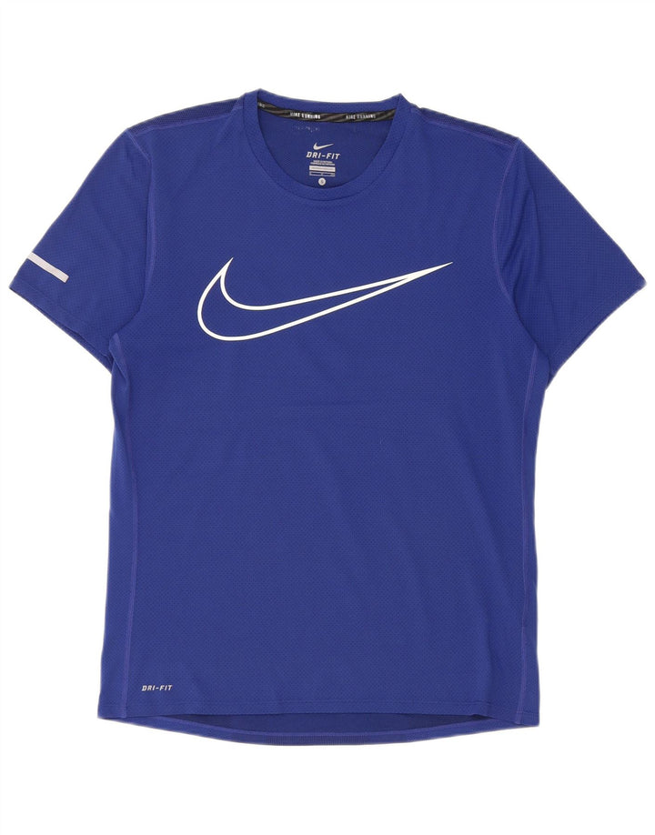 Nike Dri Fit majica kratkih rukava mala plava poliesterska majica