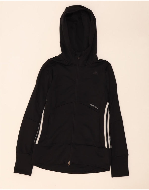 Adidas ženski džemper s kapuljačom Clima 365 UK 12 Srednji crni poliester