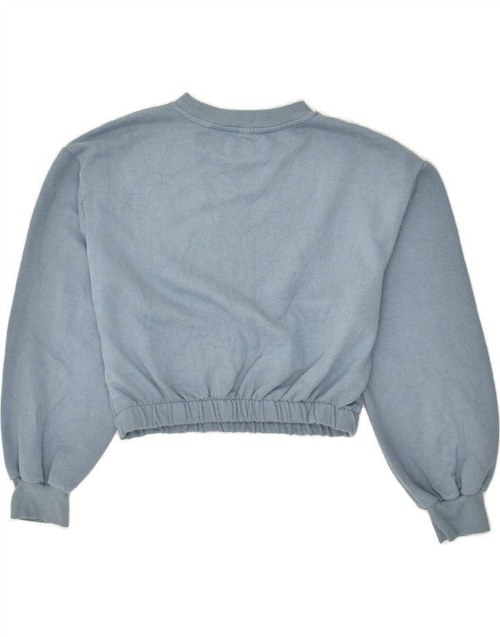 PULL & BEAR Ženska kratkotrajna majica UK 16 Veliki plavi pamuk