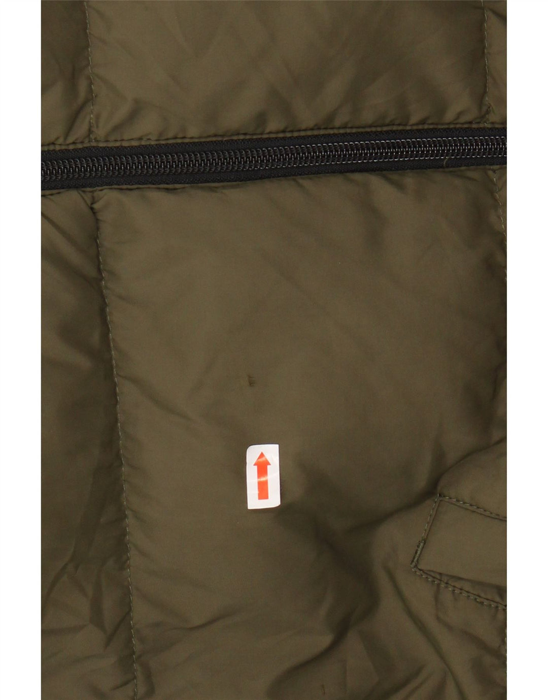 Podstavljena jakna s kapuljačom TIMBERLAND za dječake 11-12 godina XS kaki boja