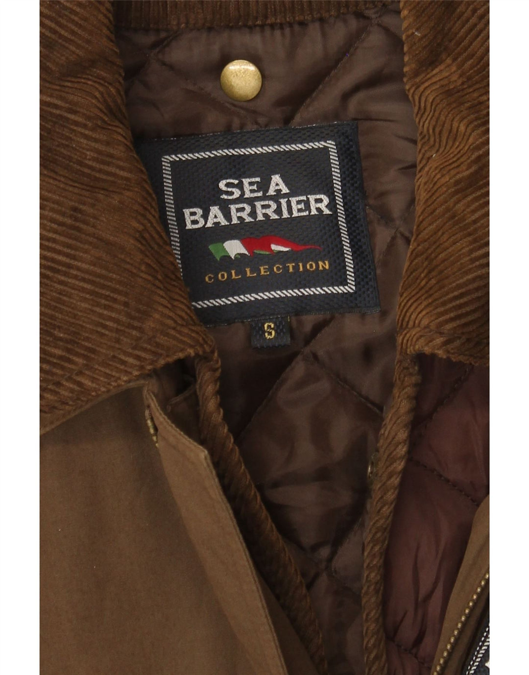 Sea Barrier muška vjetrovka široka kroja jakna UK 36 Mala smeđa