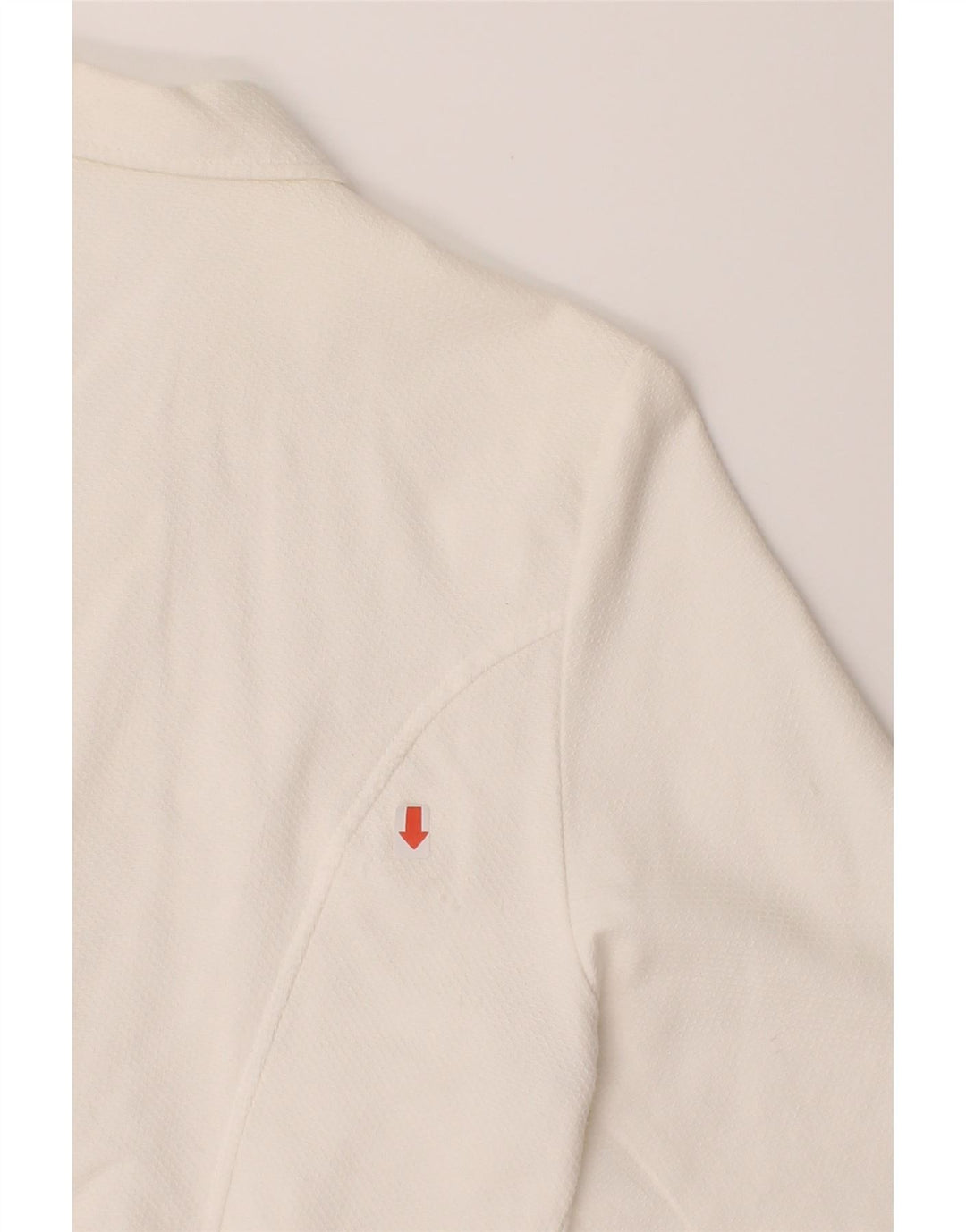 VINTAGE Womens Short Sleeve Blazer Jacket IT 42 Medium White Vintage Vintage and Second-Hand Vintage from Messina Hembry 