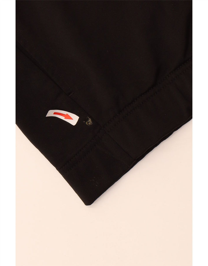 Gornja jakna trenirke Puma za dječake 15-16 godina, crna poliesterska boja