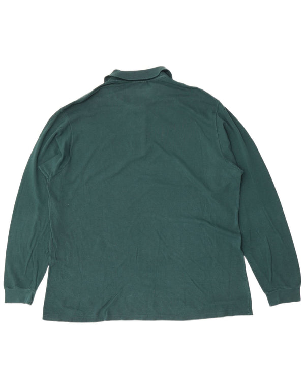Lacoste muška polo majica dugih rukava, veličina 7 2XL, zeleni pamuk