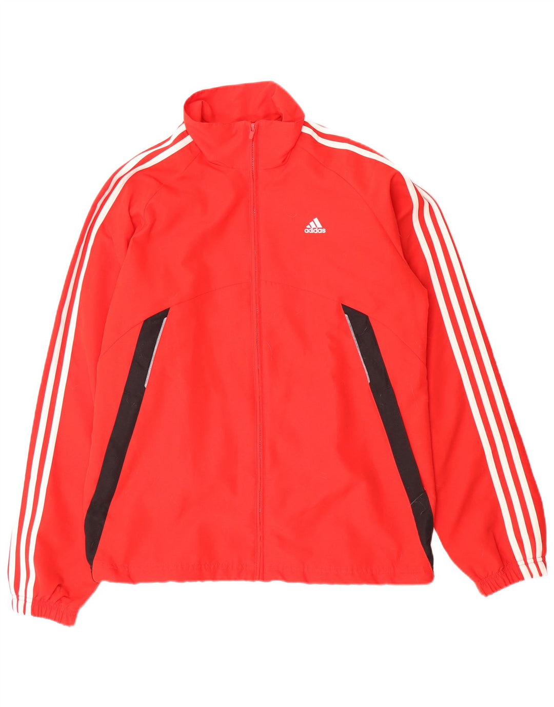 ADIDAS muška trenirka gornja jakna UK 38/40 poliester srednje crvene boje