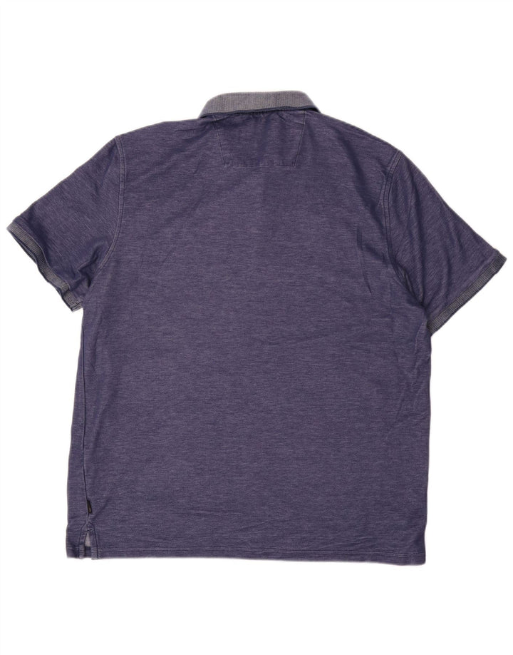 CALVIN KLEIN Muška polo majica Large Blue Pamuk