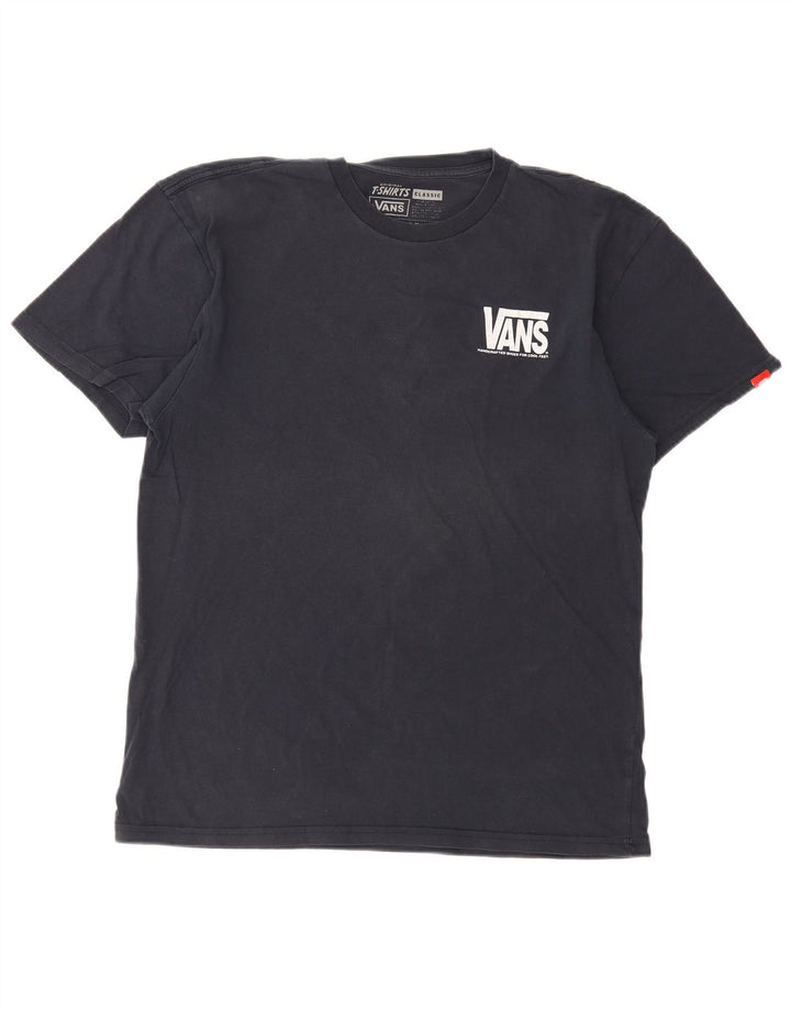 Vans Velika muška majica s grafičkim motivima od tamnoplavog pamuka