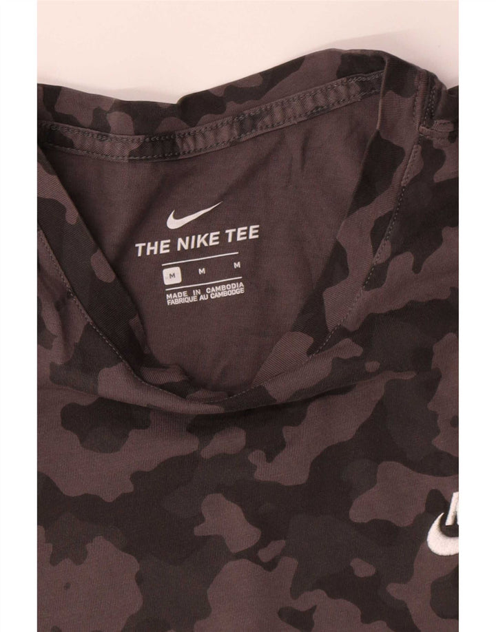 Nike muška majica kratkih rukava srednje siva kamuflažna boja