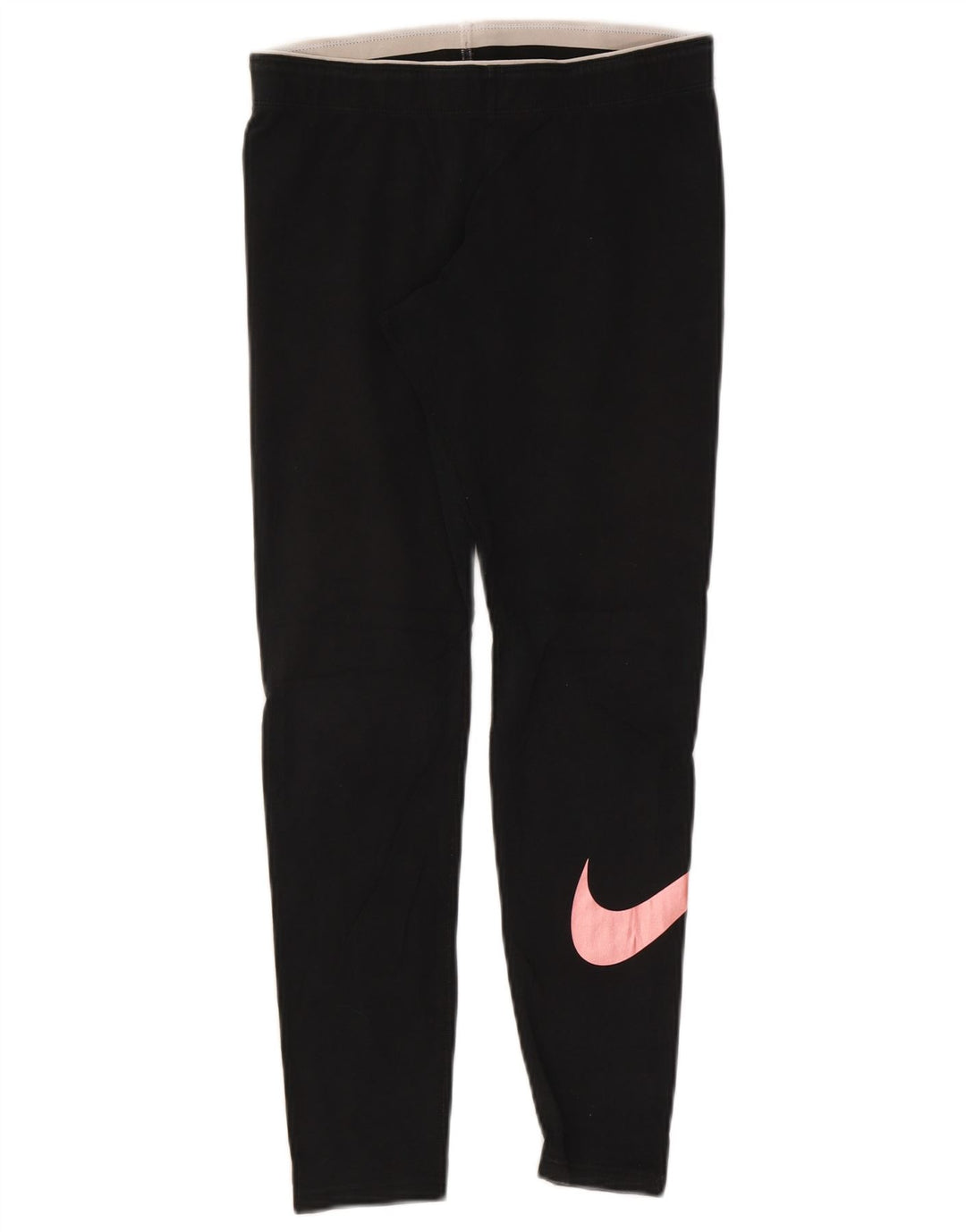 Nike ženske grafičke tajice UK 12 Srednje crni pamuk