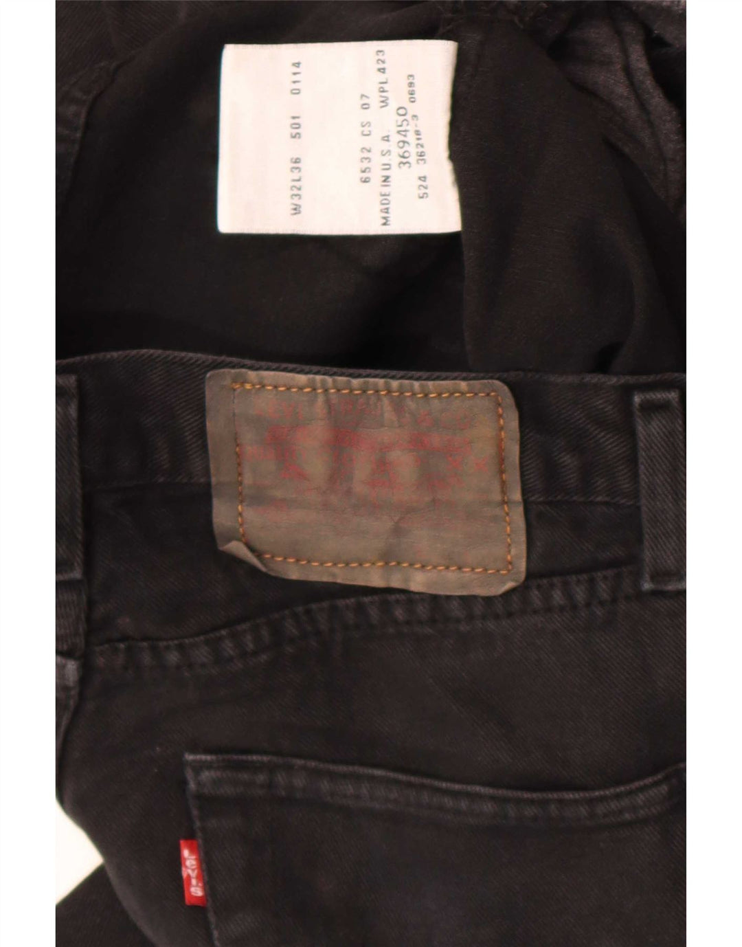 Levi's ženske ravne traperice W32 L27 crne